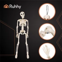 Ruhhy 26027 Lidská kostra dekorace na Halloween 40 cm 
