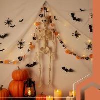 Ruhhy 26027 Lidská kostra dekorace na Halloween 40 cm 