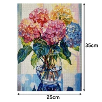Maaleo 26770 Diamantové malování 40 x 30 cm, Kytice