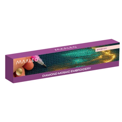 Maaleo 26769 Diamantové malování 40 x 30 cm, Pláž