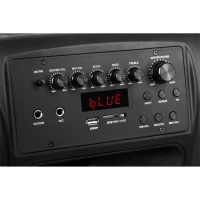Reproduktor Azusa MIK0134 Bluetooth, 2x mikrofón, diaľkové ovládanie, 120 W, čierny