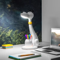 Rebel KOM1015.1 Stolní LED lampa s držákem na tužky, pes