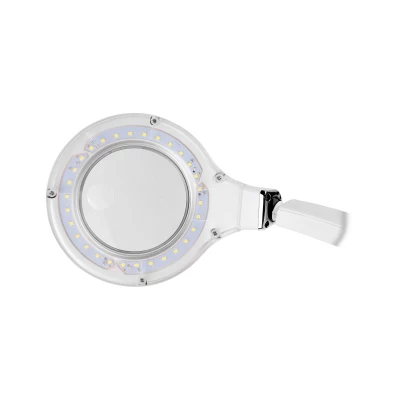 Rebel NAR0298-2 Stolní lampa s lupou 6W, 450 lm, 6500 K, bílá