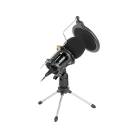 Rebel KOM1052 Studiový mikrofon pro PC se stativem PRO, černý