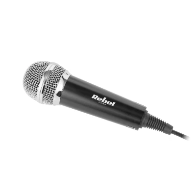 Rebel KOM1052 Studiový mikrofon pro PC se stativem PRO, černý