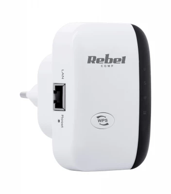 Rebel KOM1030 WiFi zesilovač signálu, 300Mb/s, bílý