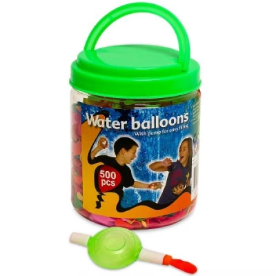 Gacek Balóniky na vodu + pumpa - 500 kusov