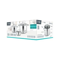 Teesa TSA0141 Sada hrncov z nehrdzavejúcej ocele COOK EXPERT MASTER 3 ks