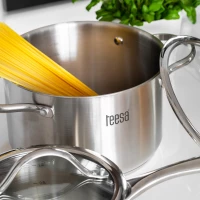 Teesa TSA0141 Sada hrncov z nehrdzavejúcej ocele COOK EXPERT MASTER 3 ks