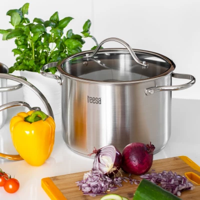 Teesa TSA0141 Sada hrncov z nehrdzavejúcej ocele COOK EXPERT MASTER 3 ks