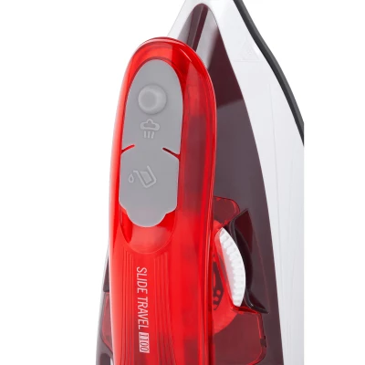 Teesa TSA2012 Cestovní žehlička Slide Travel 1100 W, červená