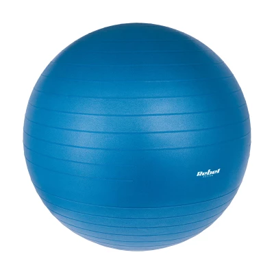 Rebel RBA-3102 Gymnastická lopta 75 cm s ručnou pumpou, modrá