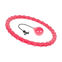 Rebel RBA-3065 Masážní obruč Hula Hoop se závažím 50 cm, růžová