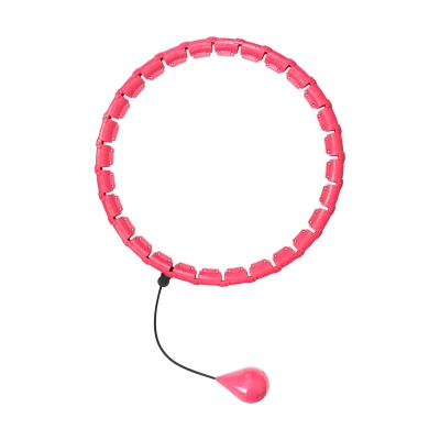 Rebel RBA-3065 Masážní obruč Hula Hoop se závažím 50 cm, růžová