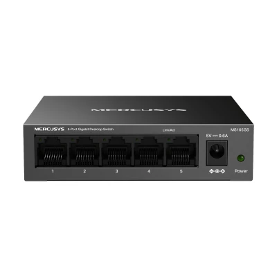Mercusys MRS0003 5portový stolní switch RJ45, 10/100/1000 Mb/s, černý