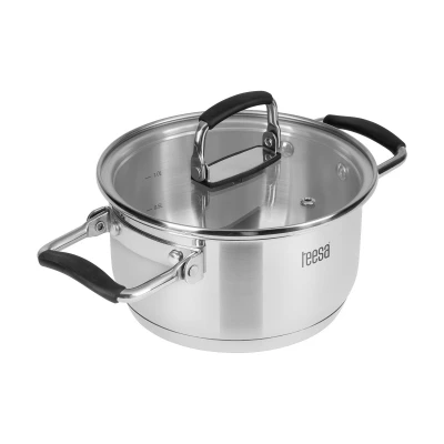 Teesa TSA0149 Sada hrncov z nehrdzavejúcej ocele COOK PRIME, 3 ks