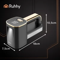 Ruhhy 26642 Odstraňovač žmolkov AKU, 1800 mAh, 3,7 V, čierna