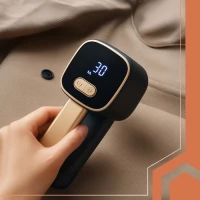 Ruhhy 26642 Odstraňovač žmolkov AKU, 1800 mAh, 3,7 V, čierna