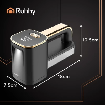 Ruhhy 26642 Odstraňovač žmolkov AKU, 1800 mAh, 3,7 V, čierna