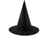 Ruhhy 26047 Čarodejnícky klobúk 30 cm, čierny