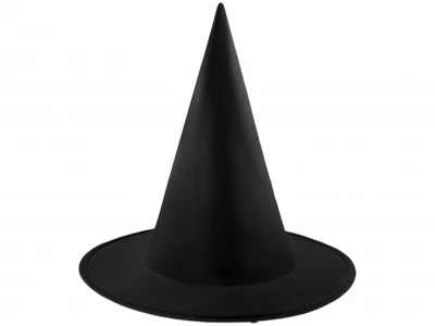 Ruhhy 26047 Čarodejnícky klobúk 30 cm, čierny