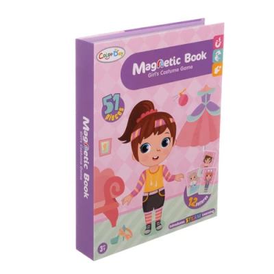 ISO 26654 Magnetická kniha - oblečení pro panenku 51 ks
