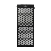 Rebel RBA-6010-BK Akupresurní masážní podložka + polštářek 110 x 42 cm, černošedá