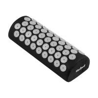 Rebel RBA-6010-BK Akupresurní masážní podložka + polštářek 110 x 42 cm, černošedá