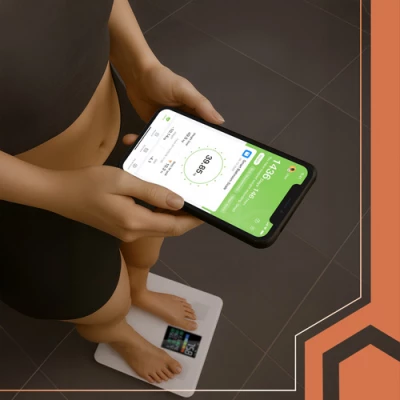 Ruhhy 20676 Analytická osobní váha 226 kg, BMI, bílá