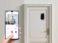 Verk 27623 Bezdrôtový WiFi videozvonček s kamerou, čierny
