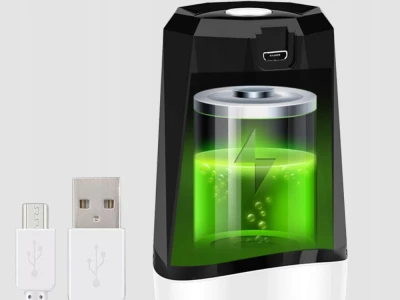 Verk 27625 Elektrická pumpa na fľašu na vodu, čierna a biela