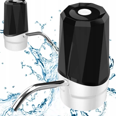 Verk 27625 Elektrická pumpa na fľašu na vodu, čierna a biela
