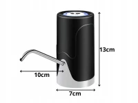 Verk 27627 Elektrická pumpa na fľašu na vodu, čierna