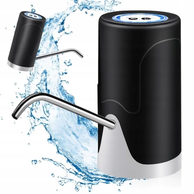 Verk 27627 Elektrická pumpa na fľašu na vodu, čierna