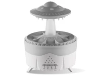 Verk 24531 Multifunkčný zvlhčovač vzduchu s hubkou RGB, 24 W, 350 ml, biely