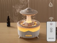 Verk 24531 Multifunkčný zvlhčovač vzduchu s hubkou RGB, 24 W, 350 ml, biely