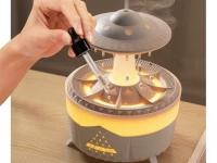 Verk 24531 Multifunkčný zvlhčovač vzduchu s hubkou RGB, 24 W, 350 ml, biely