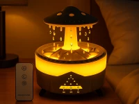 Verk 24531 Multifunkční zvlhčovač vzduchu houba RGB, 24 W, 350 ml, černý