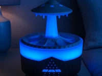 Verk 24531 Multifunkční zvlhčovač vzduchu houba RGB, 24 W, 350 ml, černý