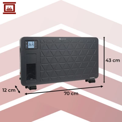 Kaminer 26403 Horkovzdušný konvektor s WiFi, 2300W, černý