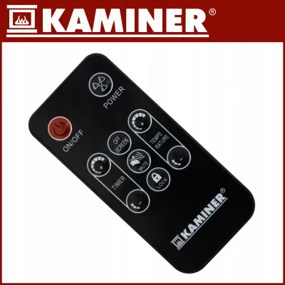 Kaminer 26572 Inteligentný sklenený konvektor s WiFi, 2500 W, čierny