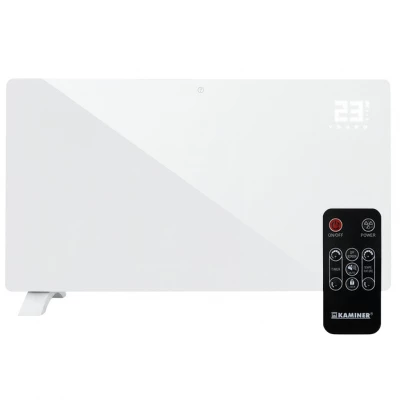 Kaminer 26573 Chytrý skleněný konvektor s WiFi, 2500 W, bílá