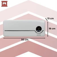 Kaminer 26389 Nástěnný teplovzdušný ventilátor Airo s Wifi, 2000 W, bílá  