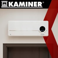 Kaminer 26389 Nástěnný teplovzdušný ventilátor Airo s Wifi, 2000 W, bílá  