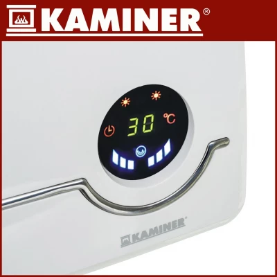 Kaminer 26389 Nástěnný teplovzdušný ventilátor Airo s Wifi, 2000 W, bílá  