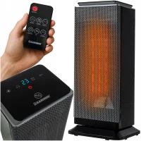 Kaminer 26376 Elektrický ohrievač Lumni 2.0, diaľkové ovládanie, 2000 W, čierny