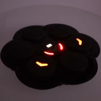 KIK KX3007 Elektronický boxovací nástěnný terč s rukavicemi, Bluetooth, černý