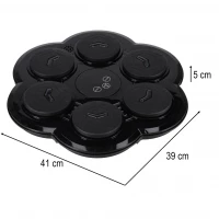 KIK KX3007 Elektronický boxovací nástěnný terč s rukavicemi, Bluetooth, černý