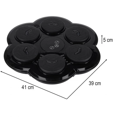 KIK KX3007 Elektronický boxovací nástěnný terč s rukavicemi, Bluetooth, černý