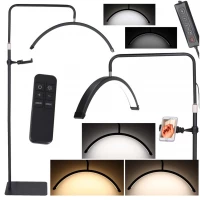 KIK KX2976 Kozmetická LED lampa na predlžovanie rias, 40 W, čierna